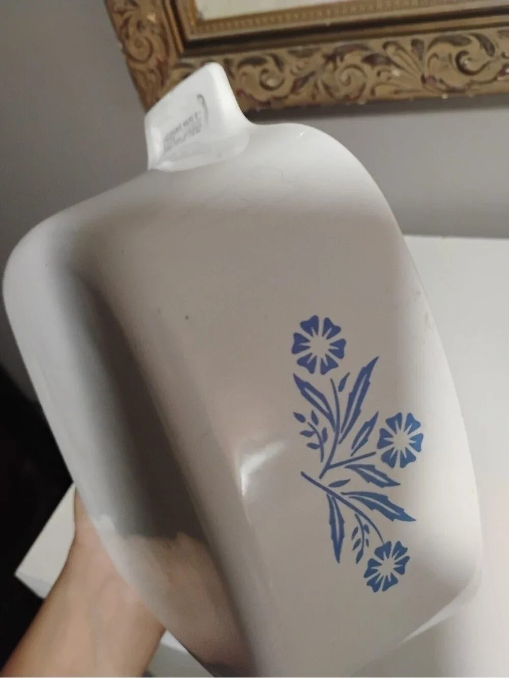 Corning Ware Blue Cornflower Square Casserole Dish No Lid